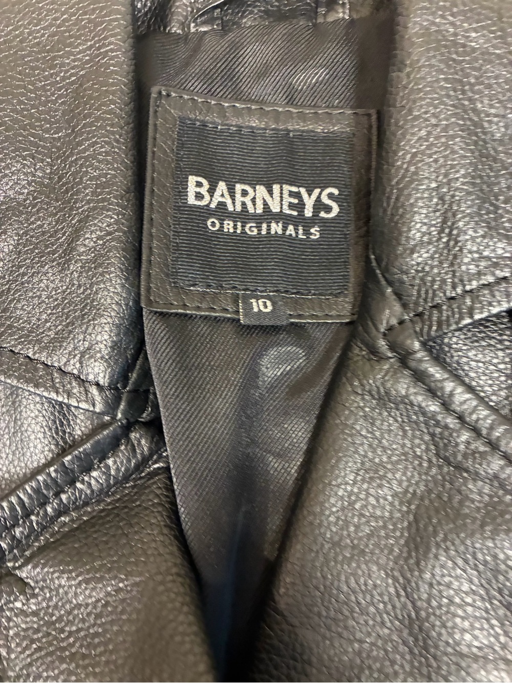 Barney’s Originals Clara 100% Sheep Leather Moto Biker Zipper Jacket - Picture 6 of 15